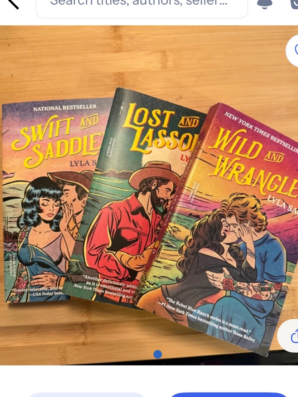 Rebel Blue Ranch Series Paperback Books 2-4 by Layla Sage